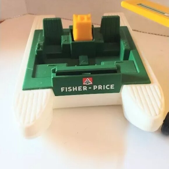 Vintage 1976 Fisher Price Adventure People SEA PLANE Boat Pilot Ranger Figurine - Picture 5 of 10